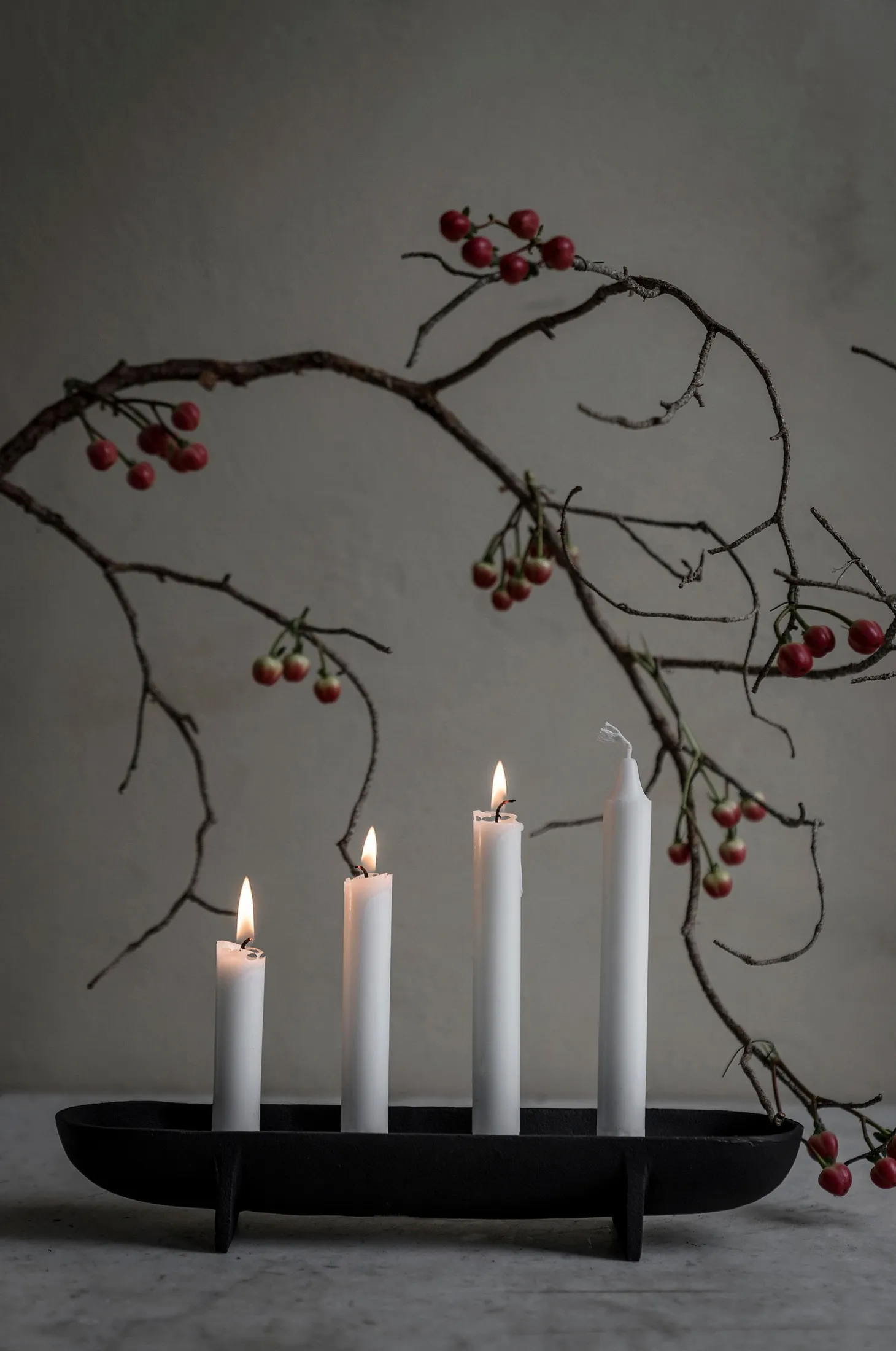 Adventti Kynttilänpidin 4 kynttilää