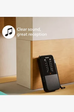 Akkukäyttöinen taskuradio