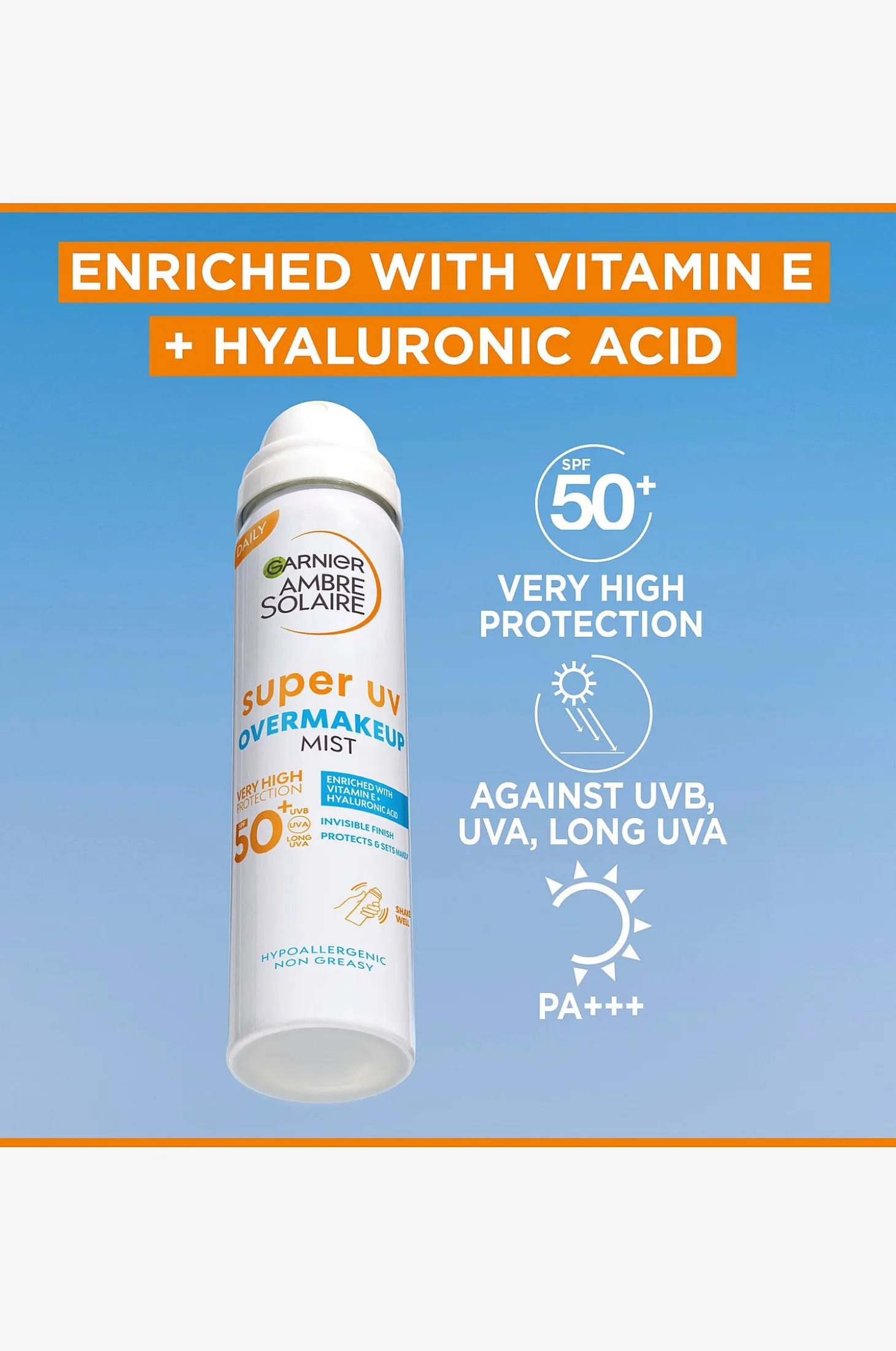 Ambre Solaire Super UV Sun Protection SPF50 For Normal Skin 75Ml