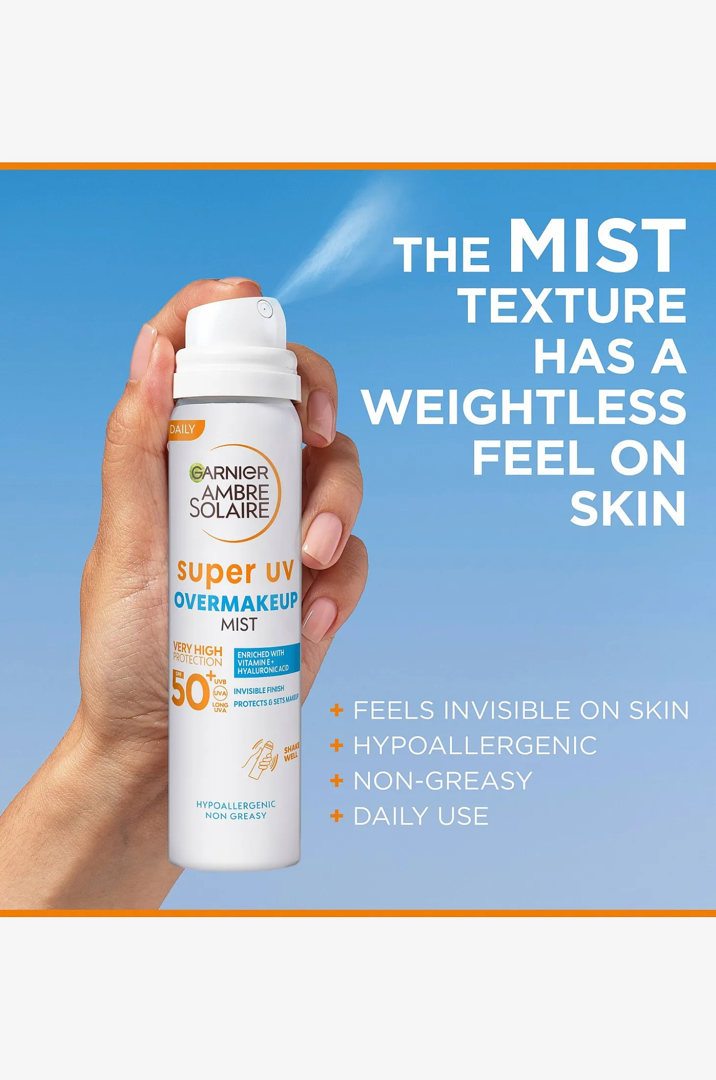 Ambre Solaire Super UV Sun Protection SPF50 For Normal Skin 75Ml