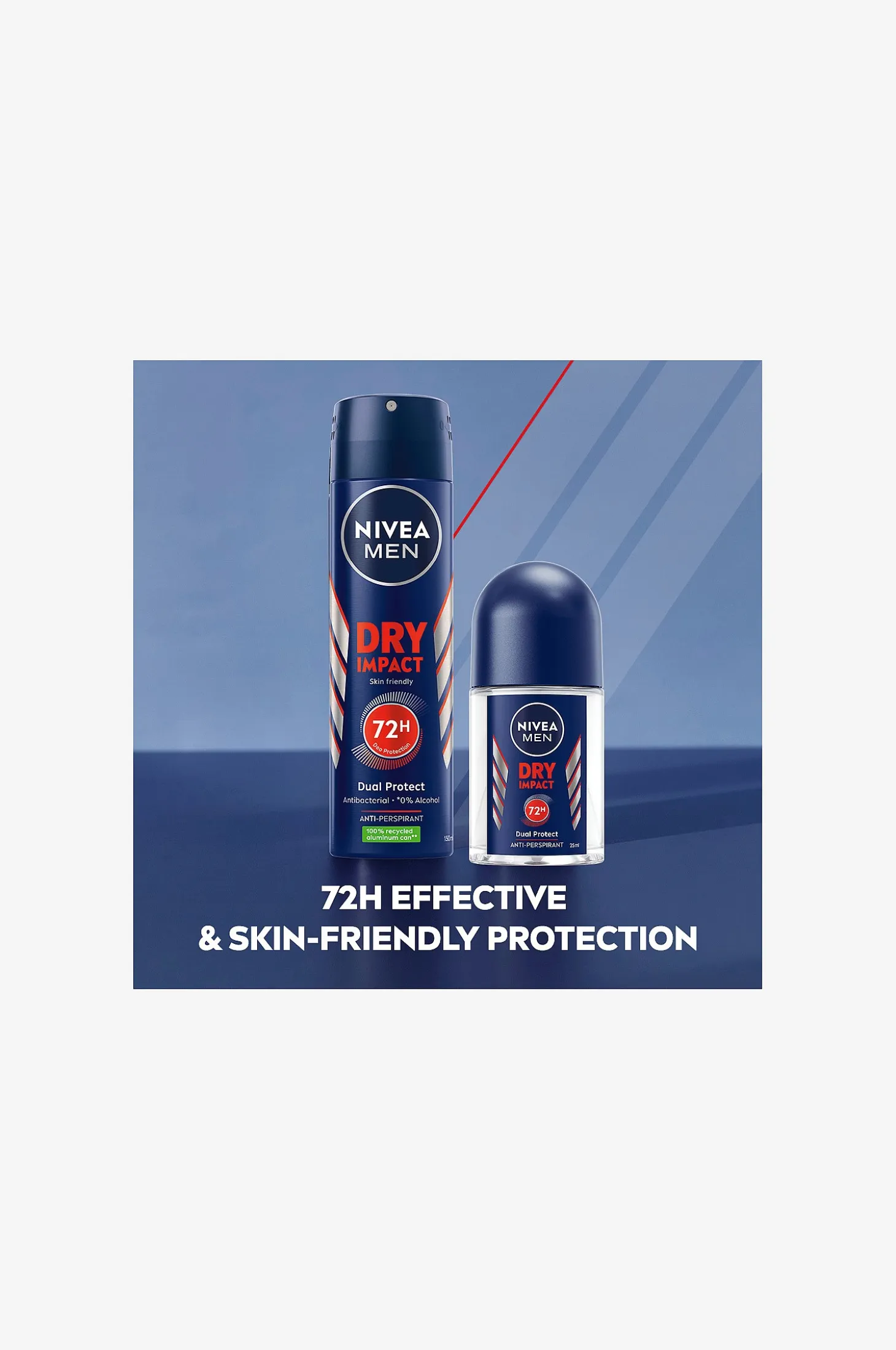 Antiperspirantti Deo Dry Impact Roll On Mini 25 ml