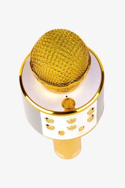 Bluetooth-karaokemikrofoni, jossa on sisäänrakennettu kaiutin Gold