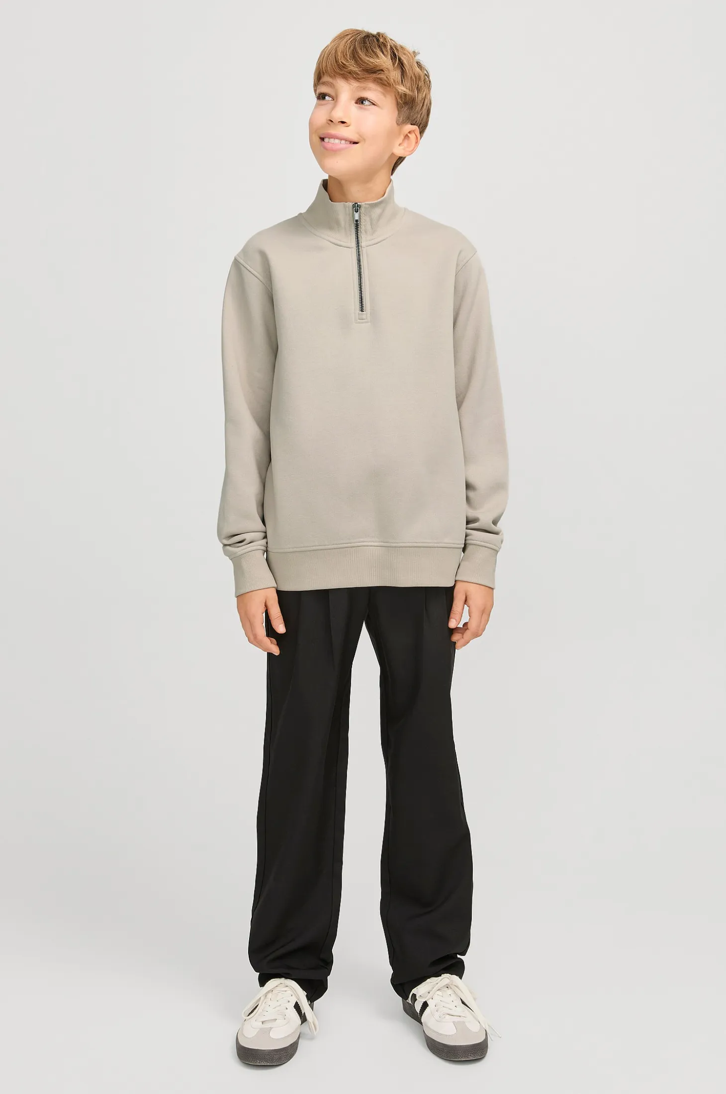 Collegepaita jjeBradley Sweat Half Zip Noos Jnr