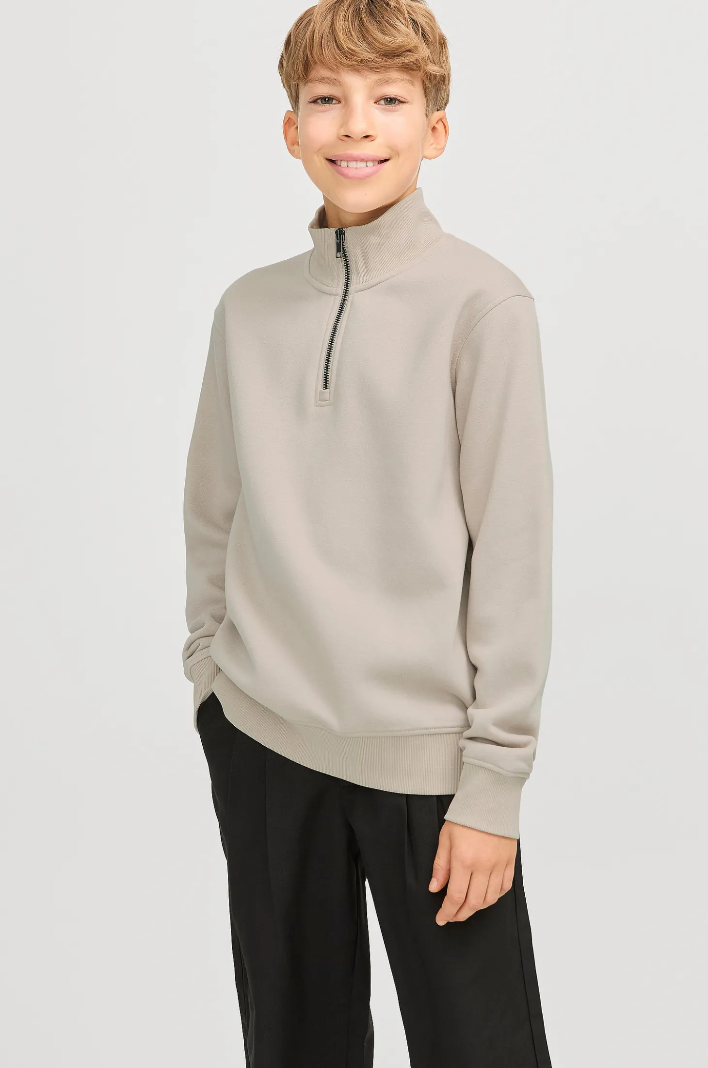 Collegepaita jjeBradley Sweat Half Zip Noos Jnr