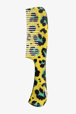 Deluxe DPC6 Rake Comb Yellow Leopard