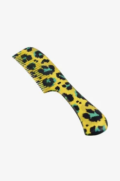 Deluxe DPC6 Rake Comb Yellow Leopard