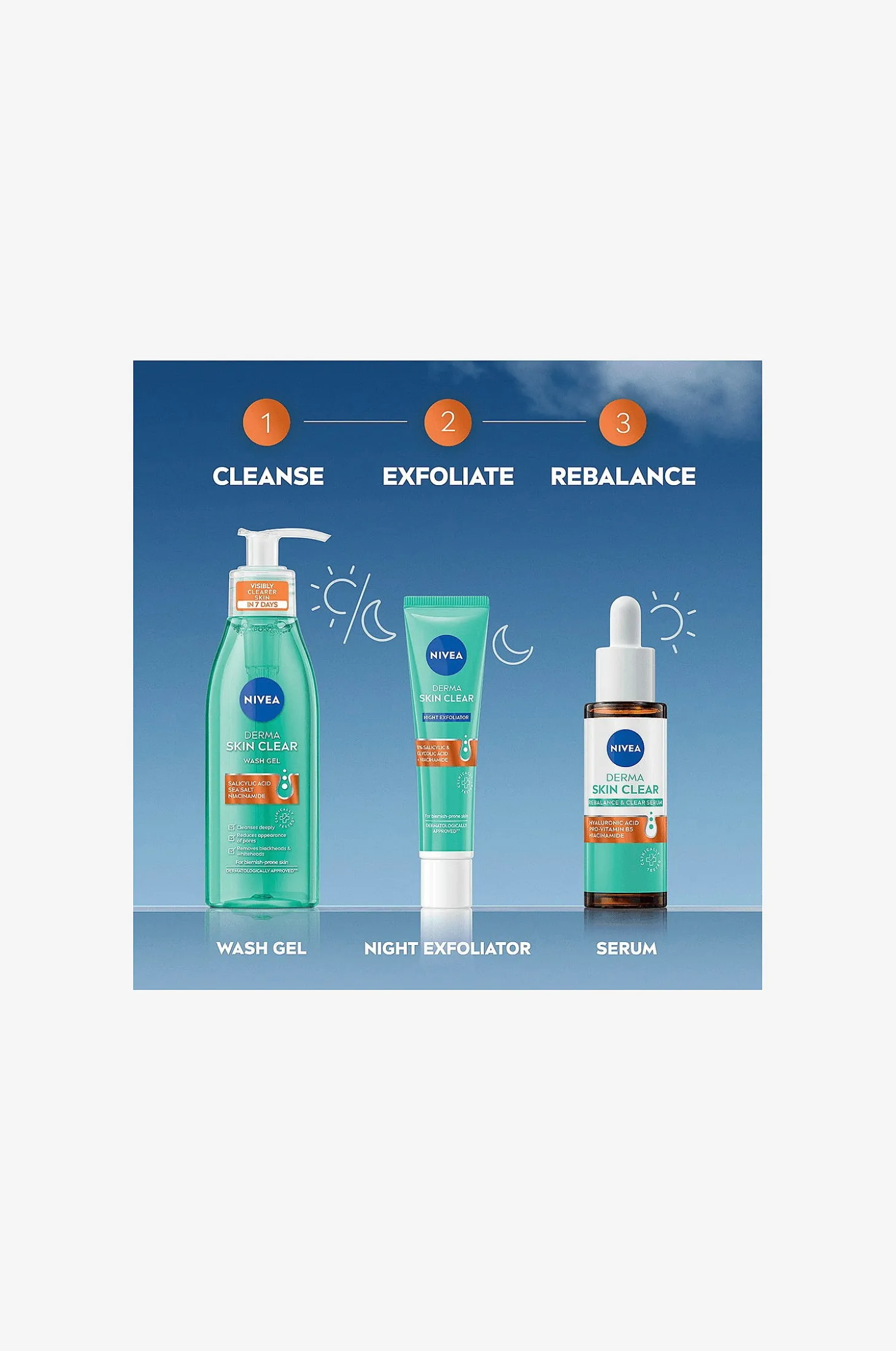 Derma Skin Clear Rebalance & Clear Serum 30Ml