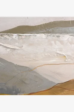 Design Maalaus / Yellow Field / 90x120 Cm / Tammikehys