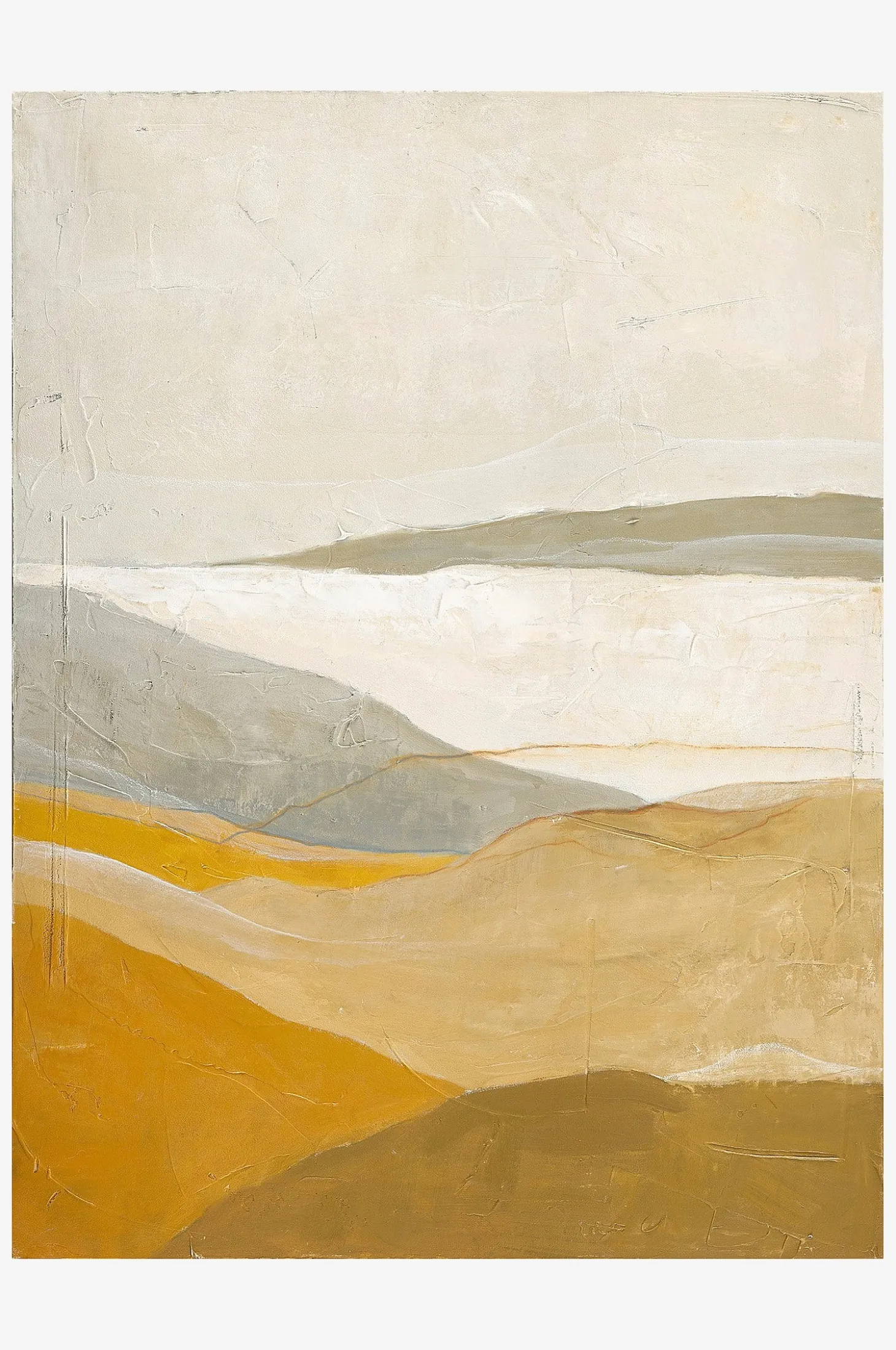 Design Maalaus / Yellow Field / 90x120 Cm