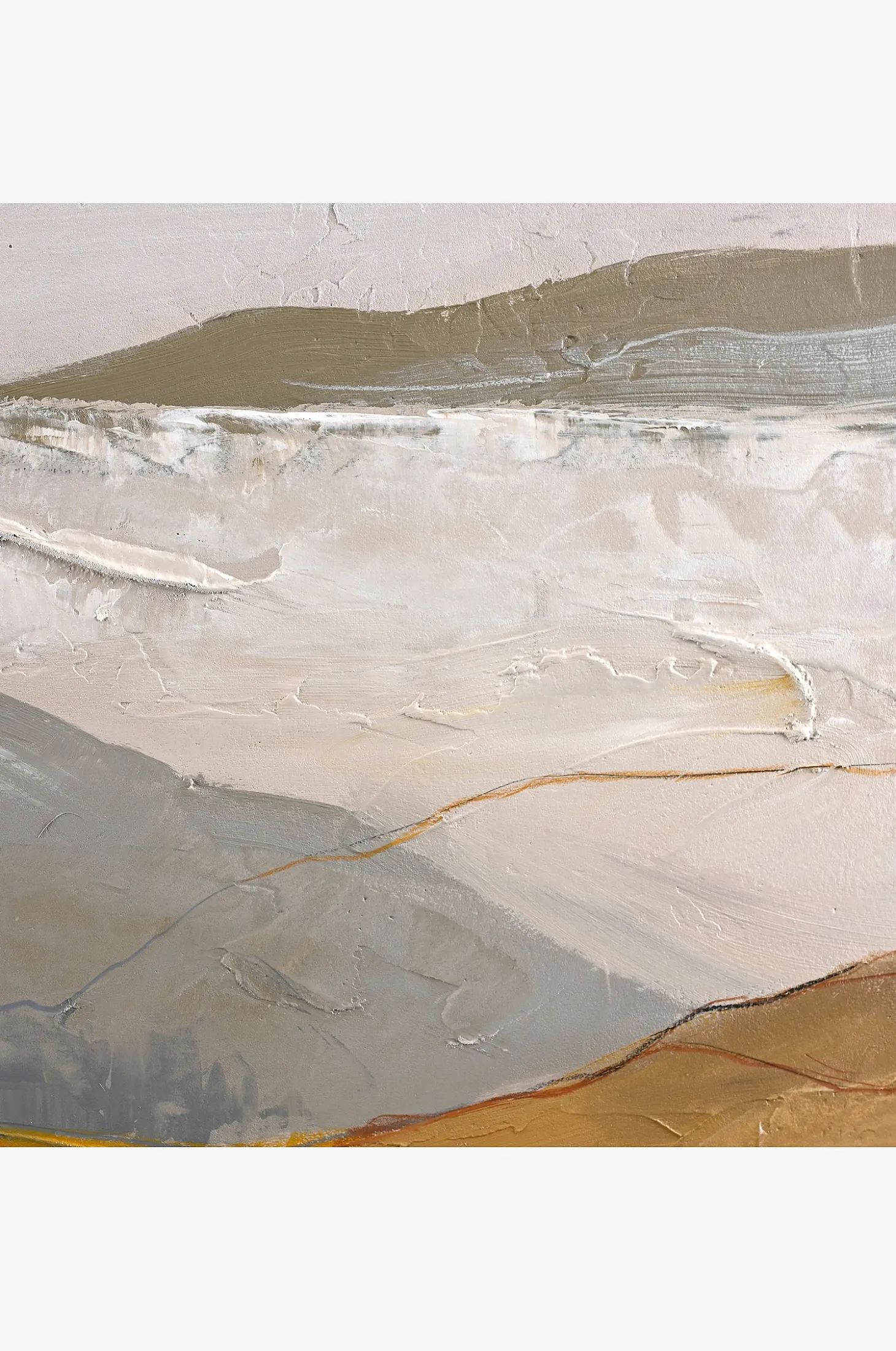 Design Maalaus / Yellow Field / 90x120 Cm