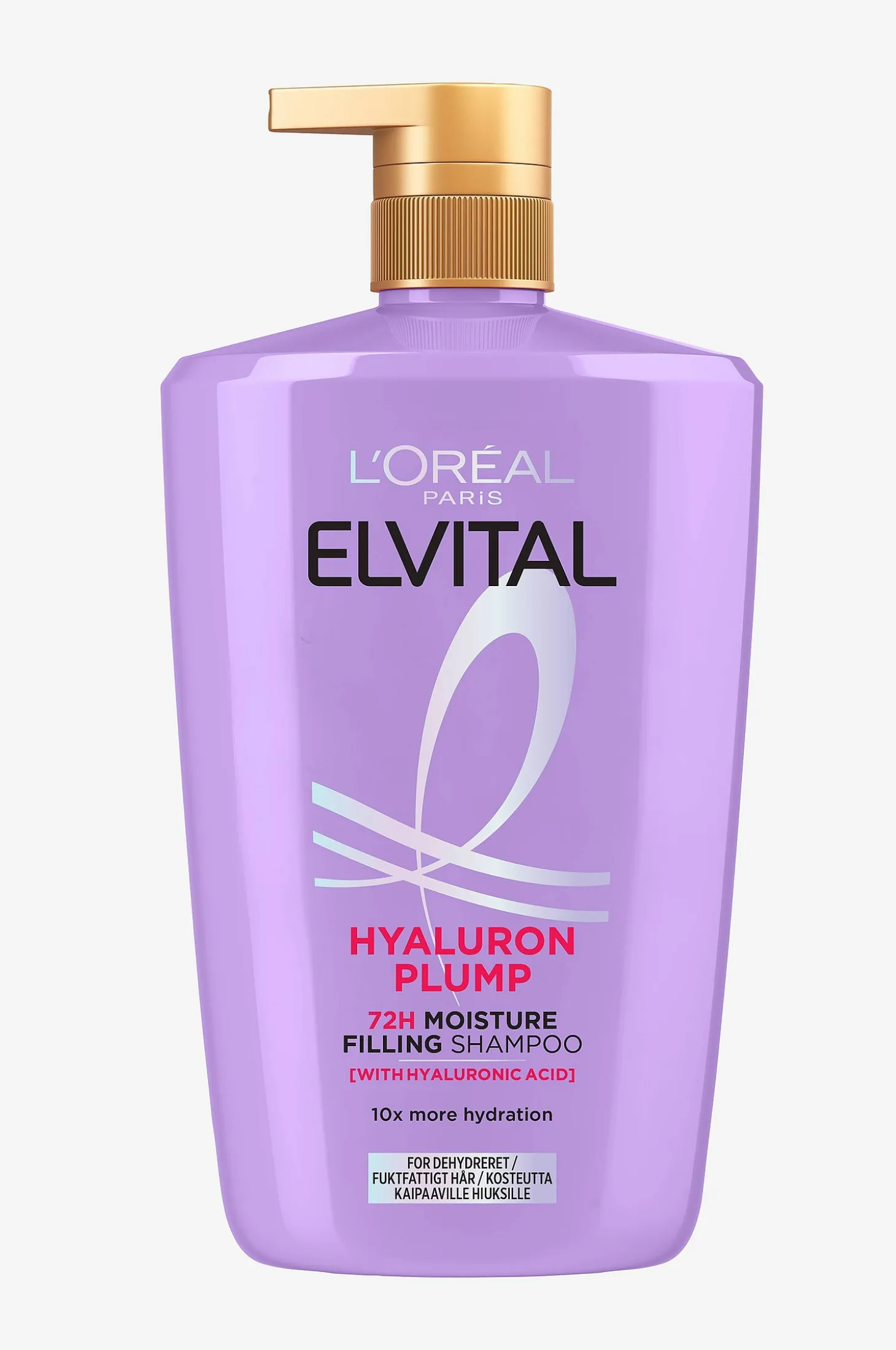 Elvital Hyaluron Plump Shampoo For Dehydrated Hair 1000Ml