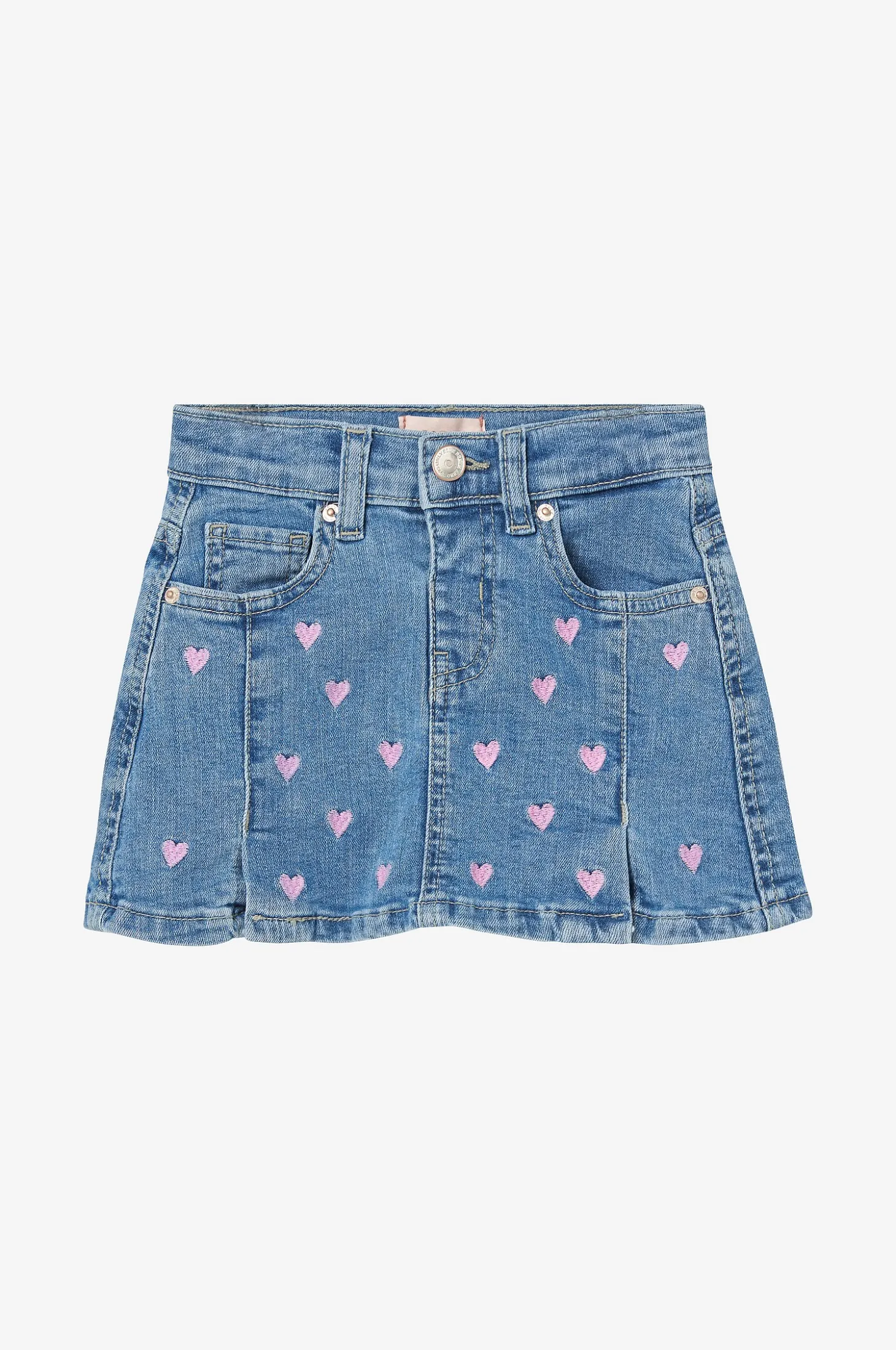 Farkkuhame kmgHoxton Heart Embroidery Dnm Skirt