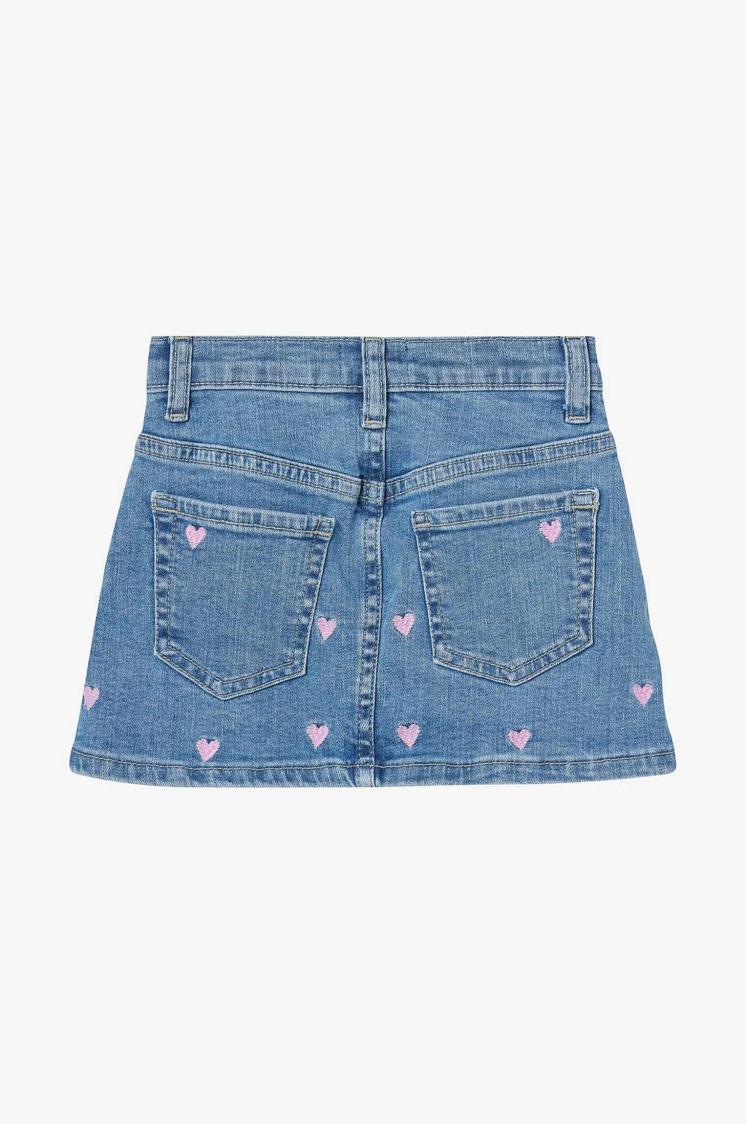 Farkkuhame kmgHoxton Heart Embroidery Dnm Skirt