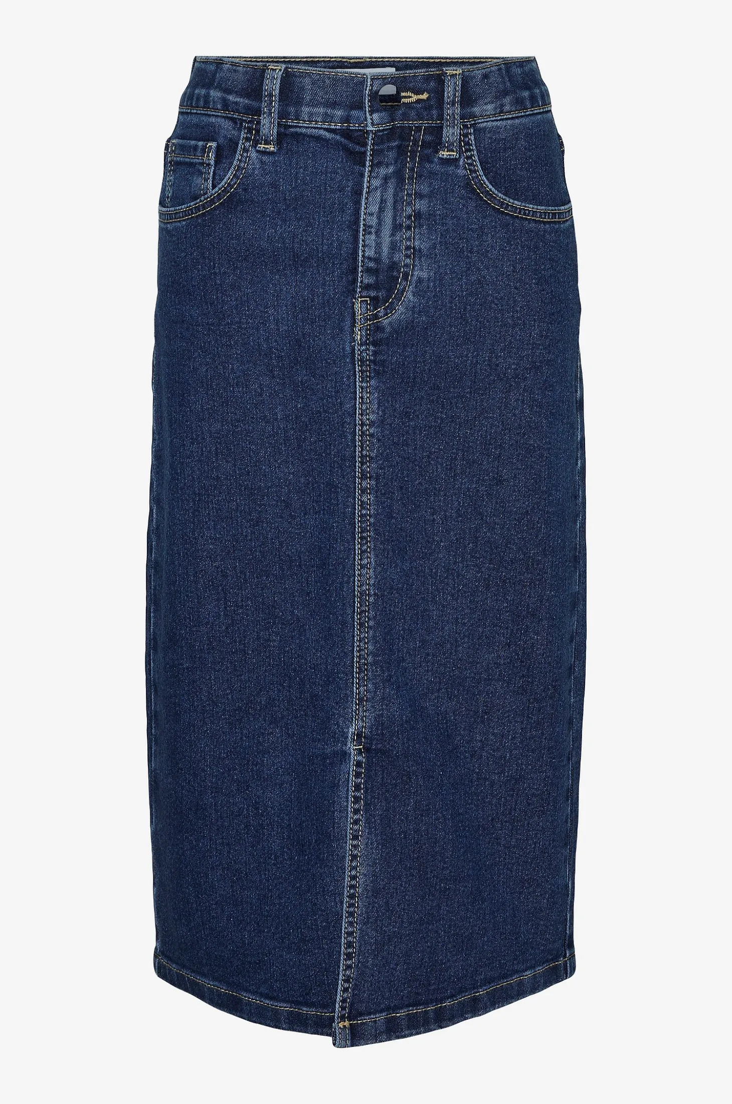 Farkkuhame vmHeather Calf Denim Skirt Girl