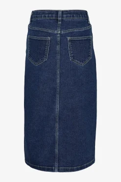 Farkkuhame vmHeather Calf Denim Skirt Girl