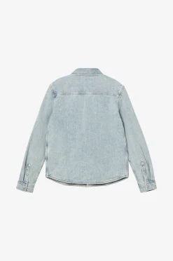 Farkkupaita Denim Shirt Blue Destructed