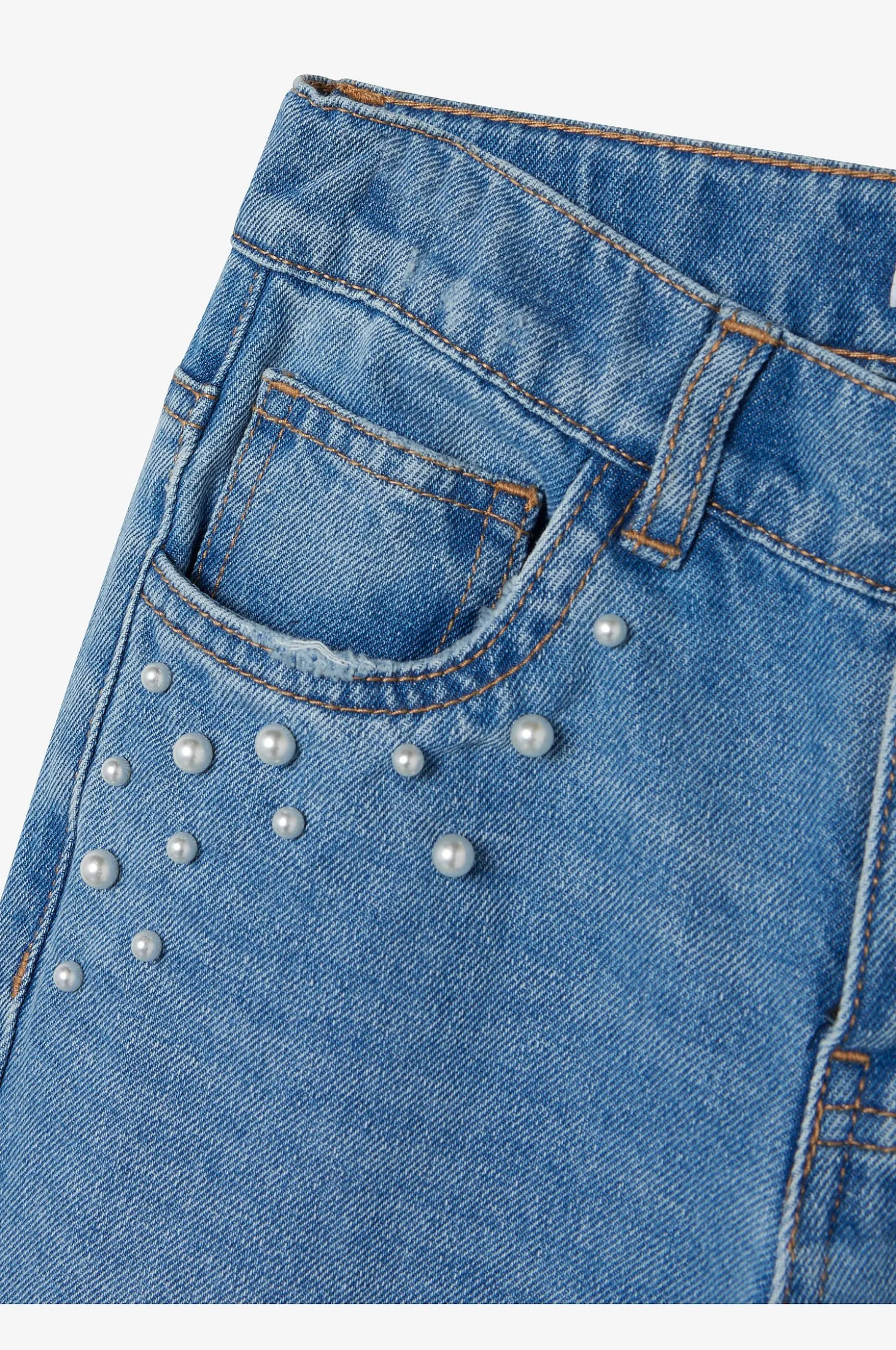Farkut nkfRose Straight Jeans 3105-BS