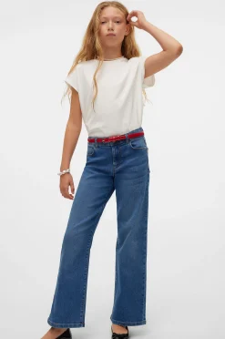 Farkut vmEmilie MR Wide Jeans Blue Girl