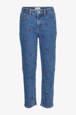 Farkut vmOlivia Mom Emb Denim Jeans