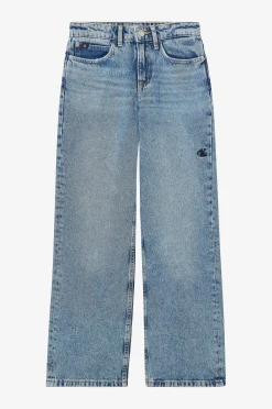 Farkut Wide Leg HR Light Auth Blue