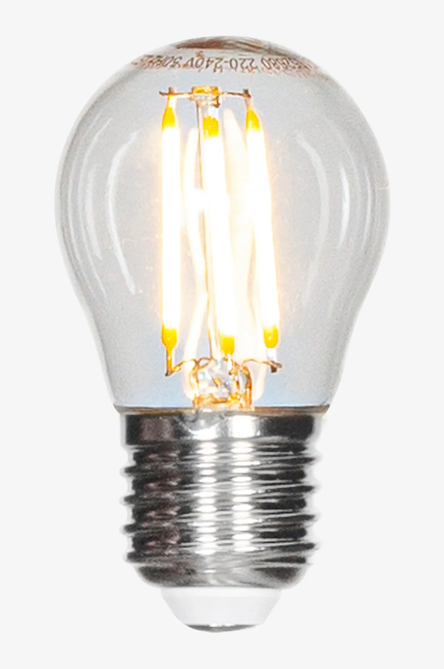 Filamenttilamppu LED, halkaisija 45 mm