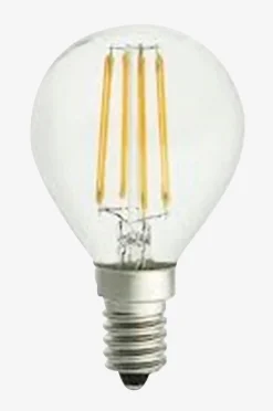 Filamenttilamppu LED, himmennettävä pallolamppu, E14, 4 W, halkaisija 45 mm, kirkas