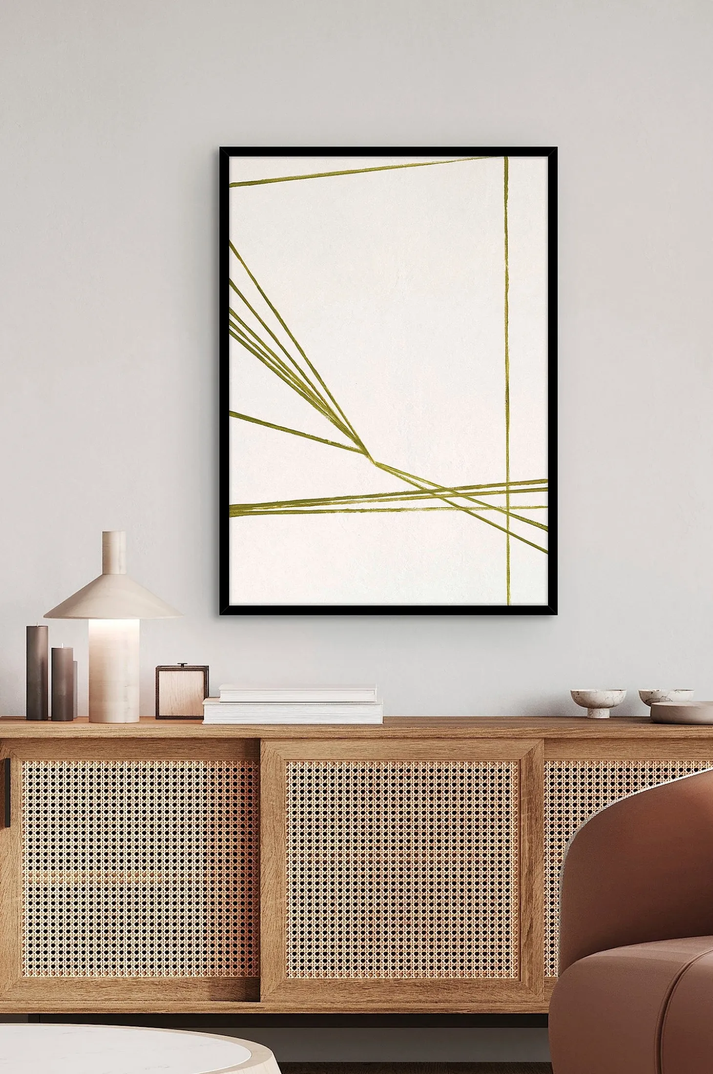 Fine Art Board / Lines play / Musta kehys