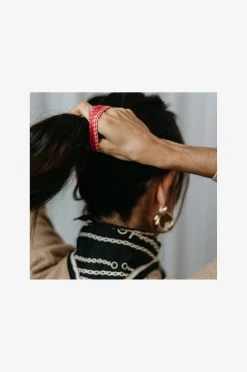 Hair Tie, monivärinen raidallinen