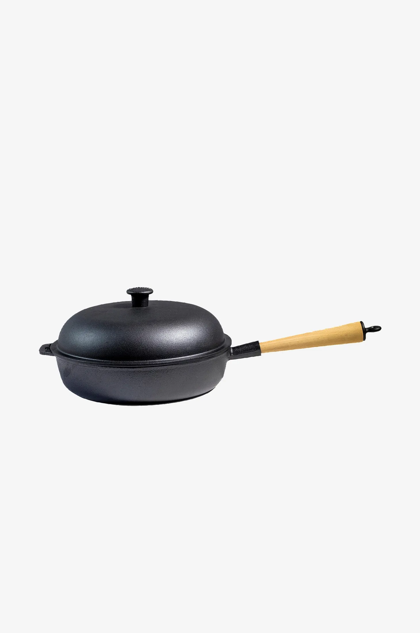 Haudutuspannu ja kansi valurautaa, halkaisija 28 cm