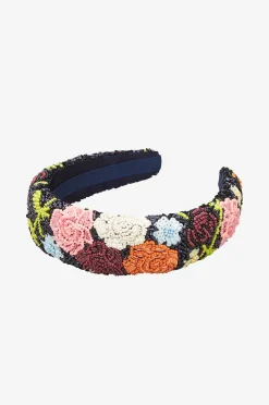 Hiuspanta Fleuriora Wide Beaded