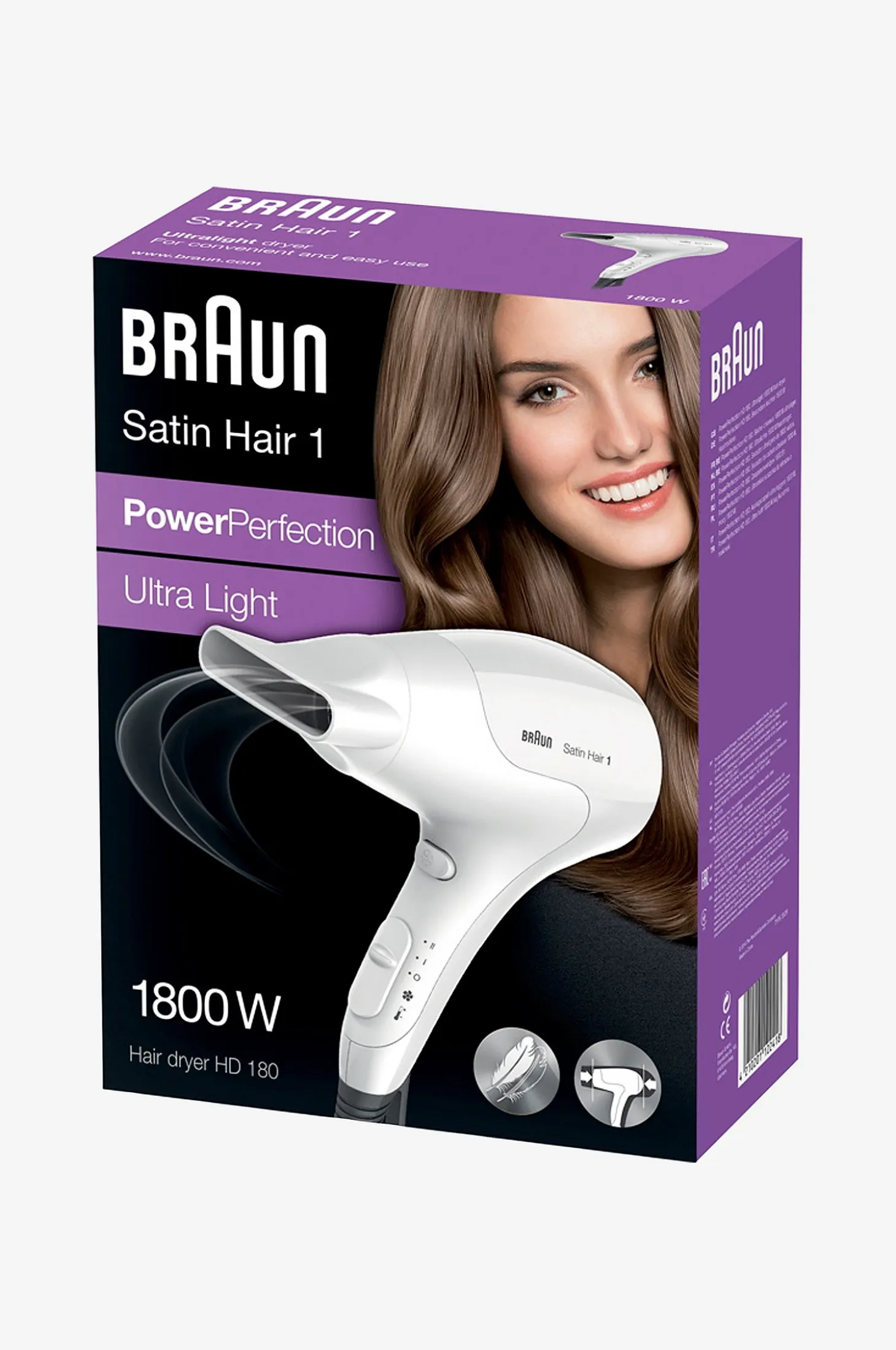 Hiustenkuivain Power Perfection HD180