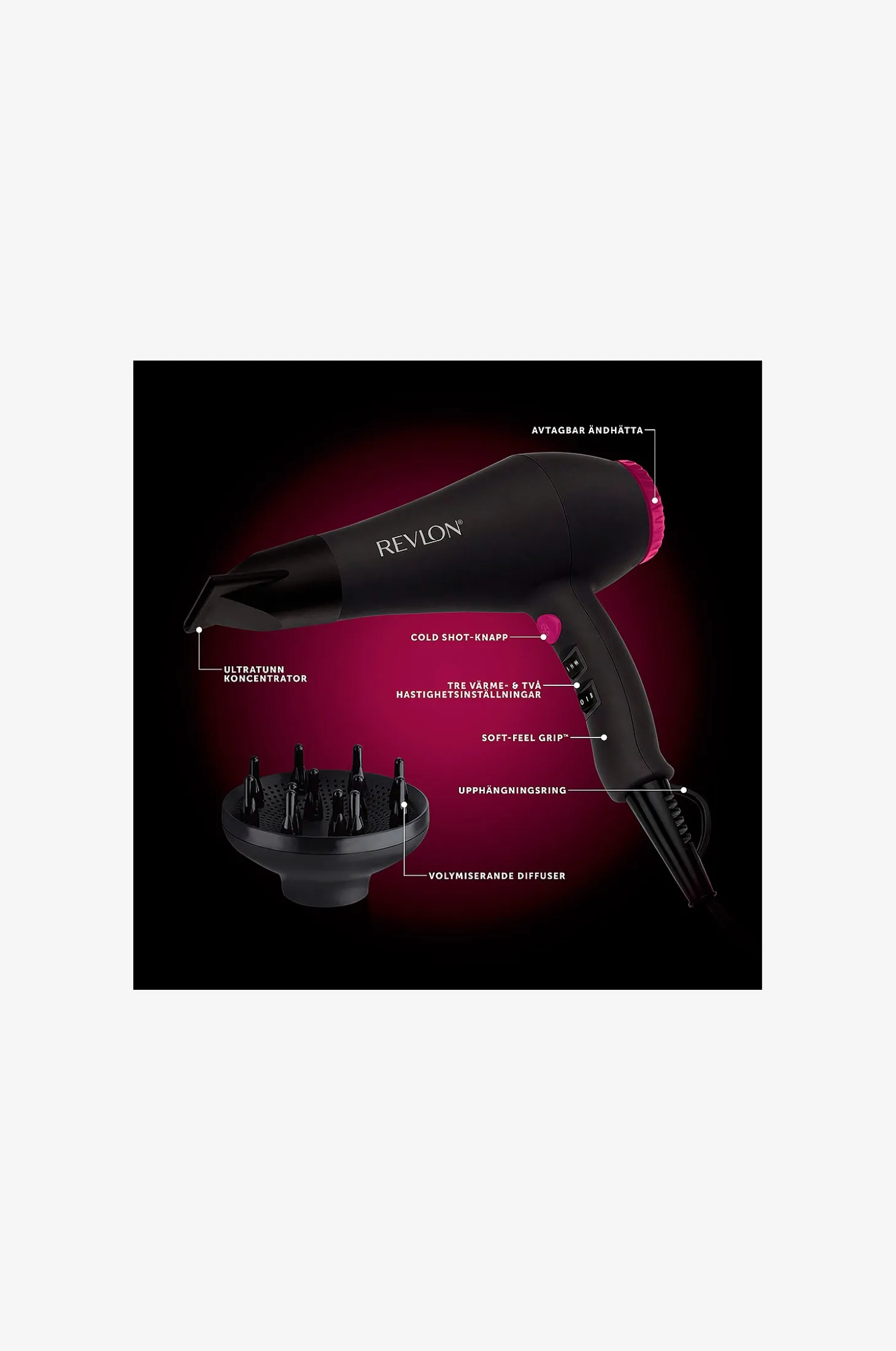 Hiustenkuivain Smooth Brilliance AC, RVDR5251