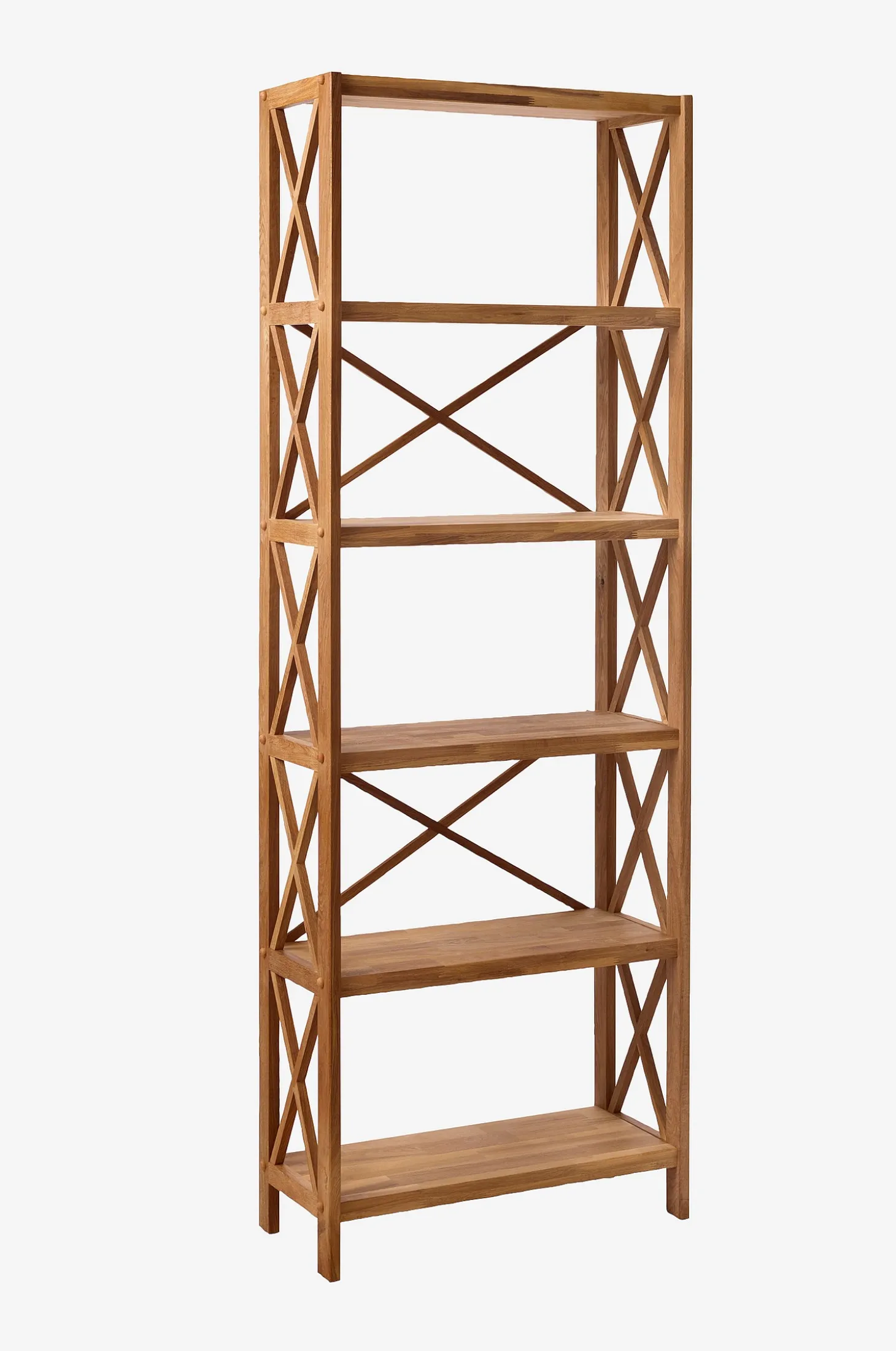 HYLLYKKÖ 6 HYLLYTASOA, RISTIKKOPÄÄTY, 198 x 70 x 30 CM