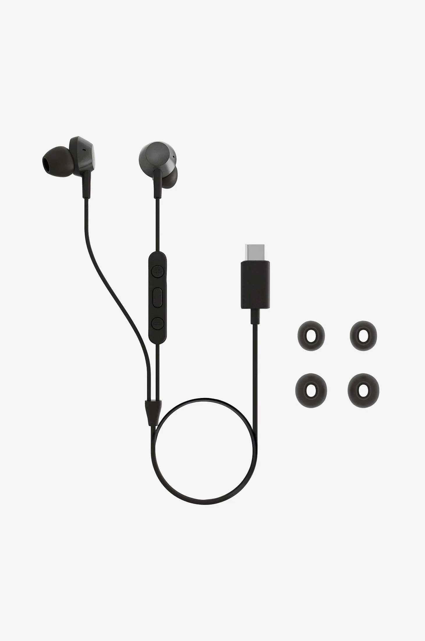 In-ear-kuulokkeetit TAE5008BK mikrofonilla ja kaukosäätimellä