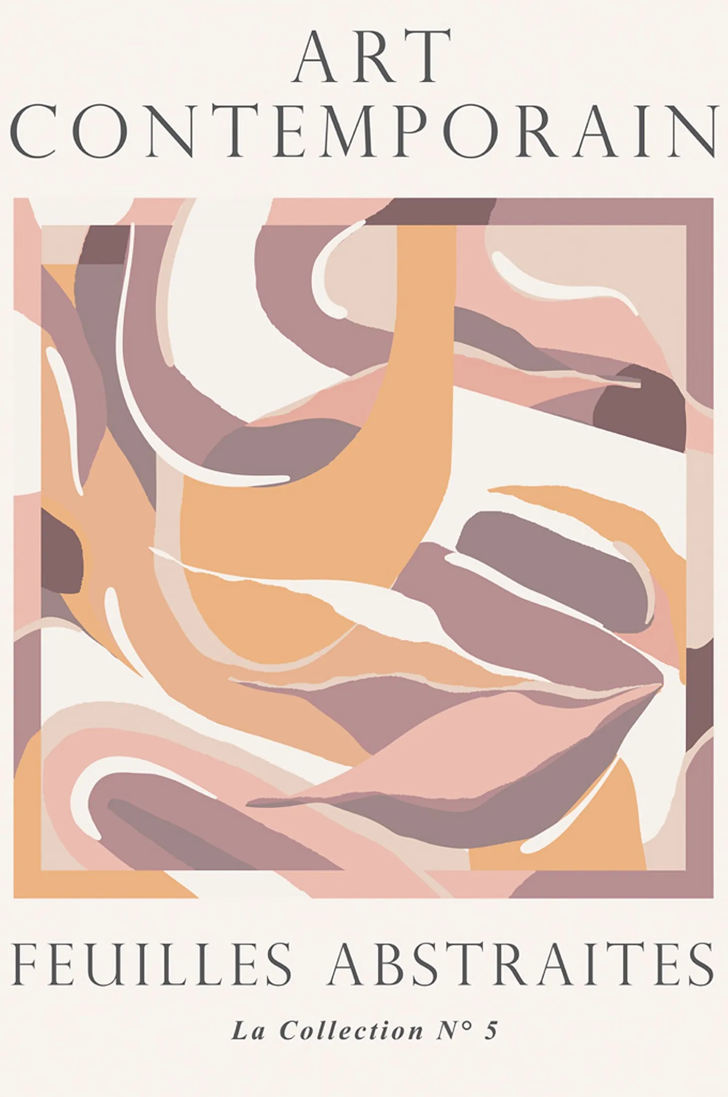 Juliste Feuilles abstraites 4