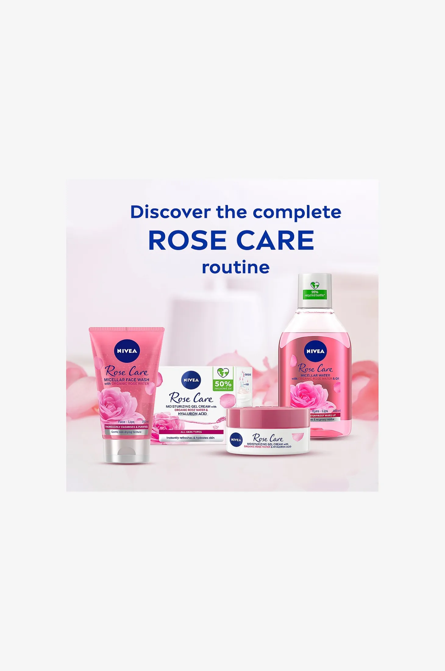 Kasvovoide Rose Care Moisturizing Gel Cream 50 ml