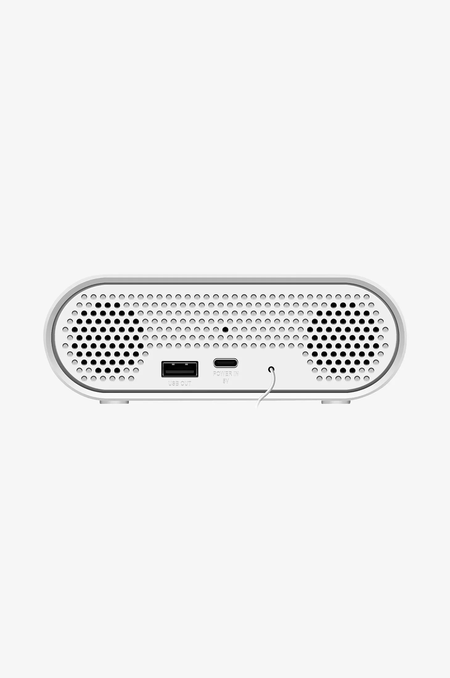 Kelloradio, jossa on lämpötila/ilmankosteus - USB-C/akkuverkkoyhteys