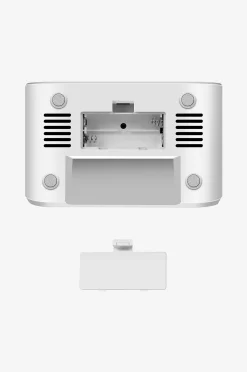 Kelloradio, jossa on lämpötila/ilmankosteus - USB-C/akkuverkkoyhteys