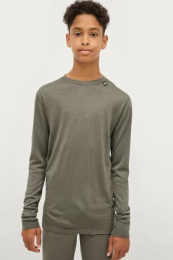 Kerrastopusero Merino Wool UW LS Tee Kids