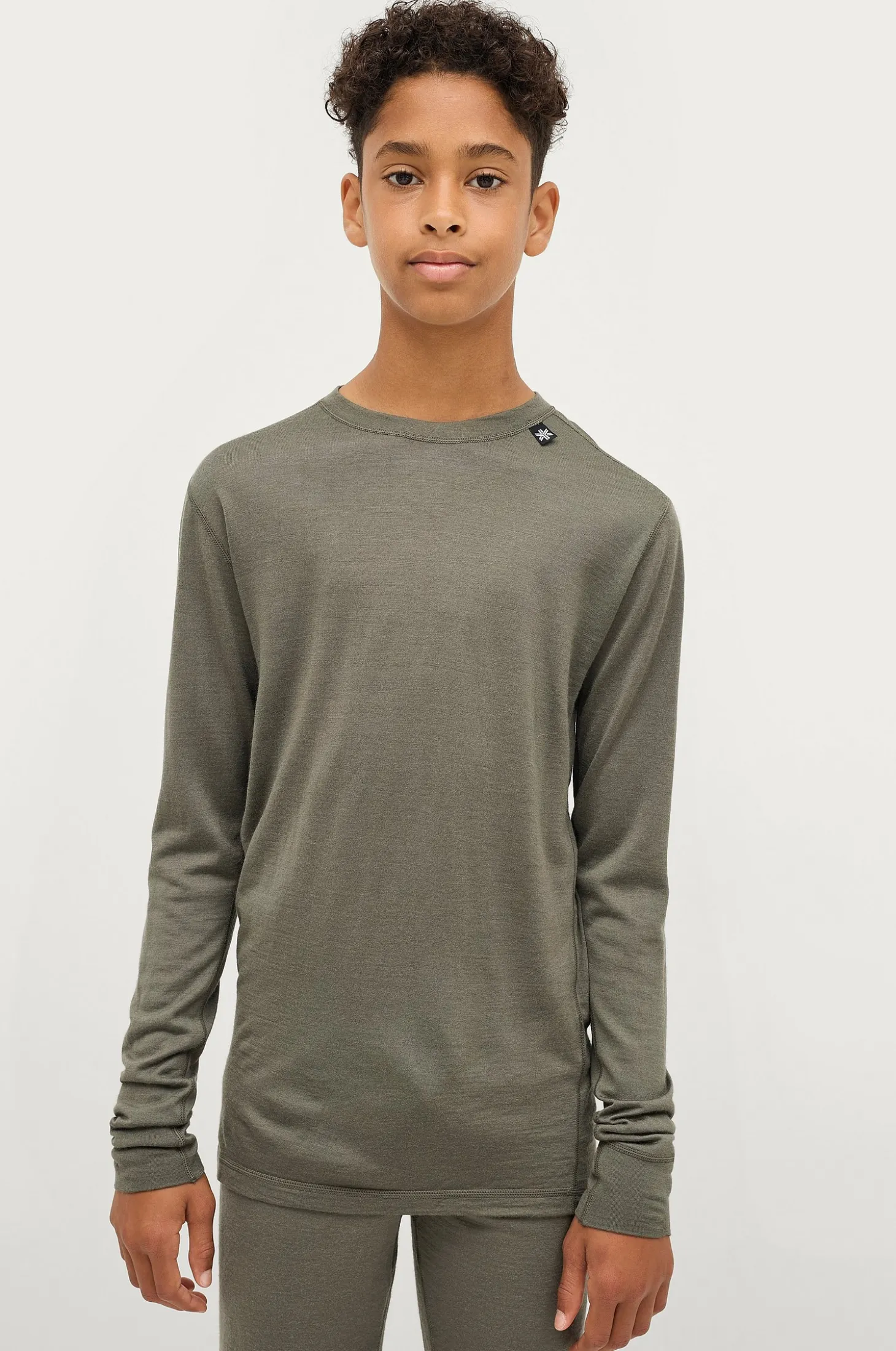 Kerrastopusero Merino Wool UW LS Tee Kids