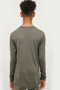 Kerrastopusero Merino Wool UW LS Tee Kids
