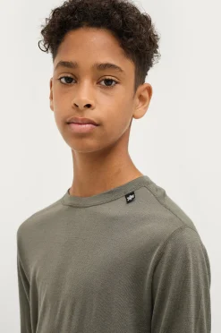 Kerrastopusero Merino Wool UW LS Tee Kids