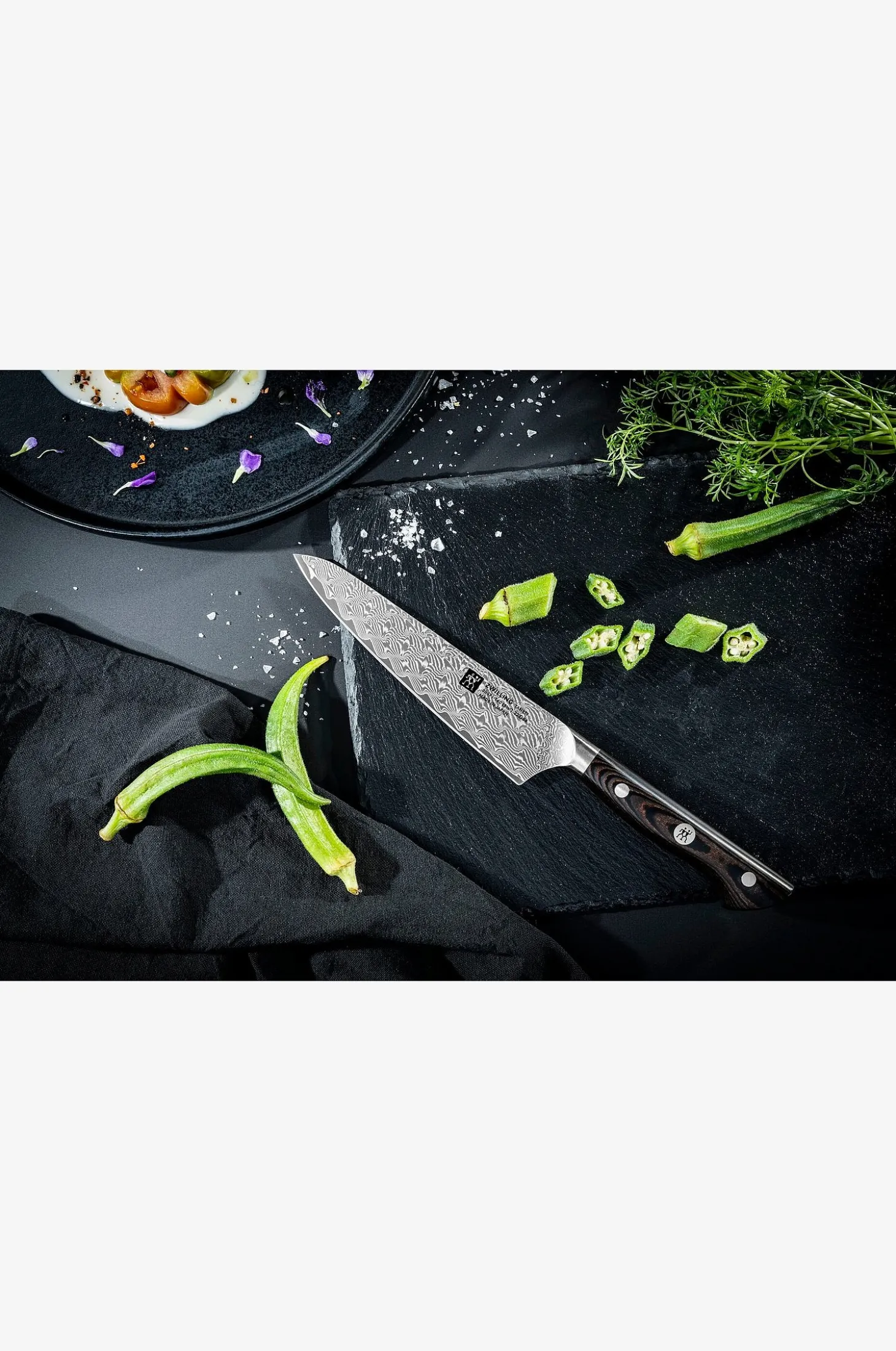 Kompakt kockkniv Tanrei 14 cm