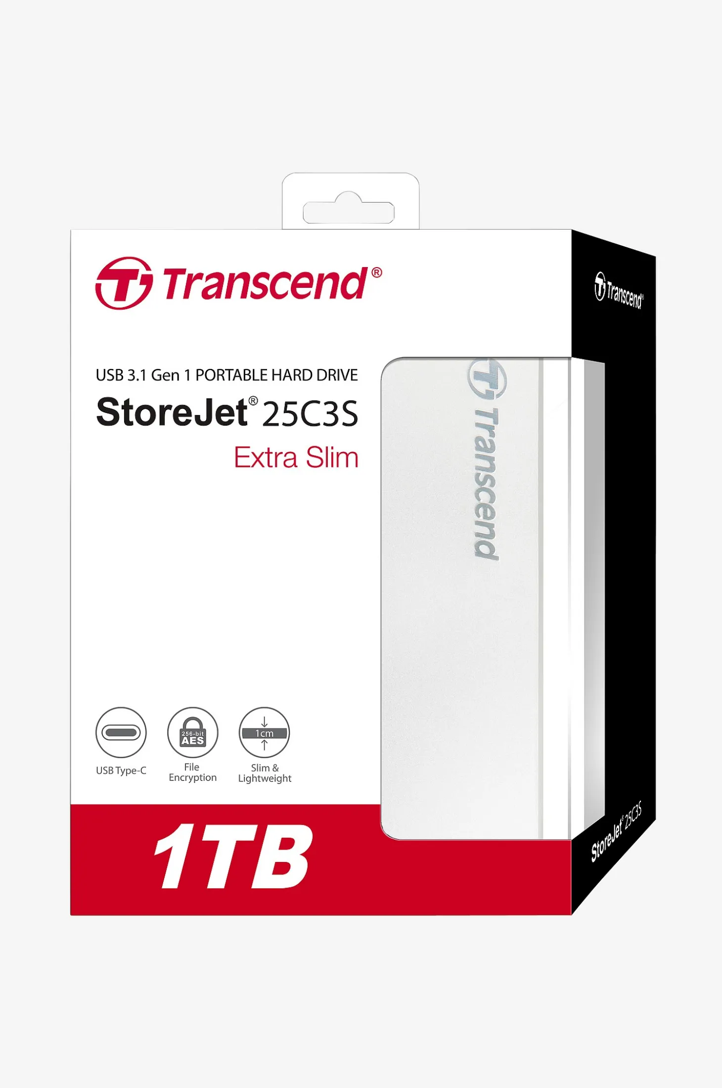 Kovalevy HDD StoreJet 25C3S 2.5" 1TB USB-C
