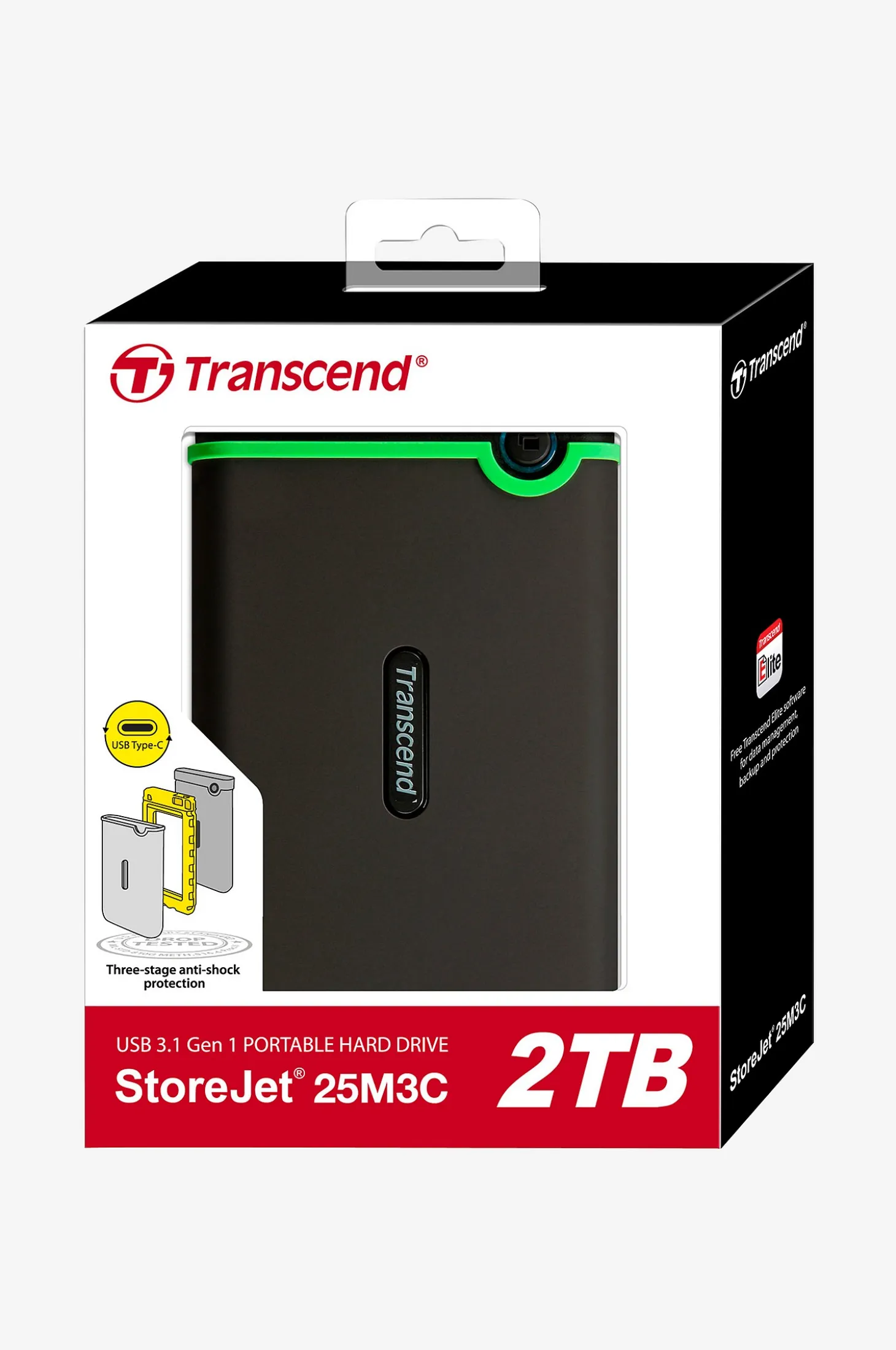 Kovalevy HDD StoreJet 2.5" 2TB USB-C