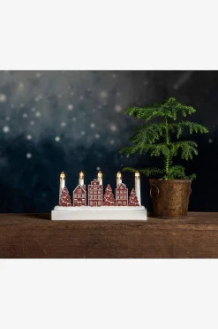 Kynttelikkö Yuletide, korkeus 15 cm