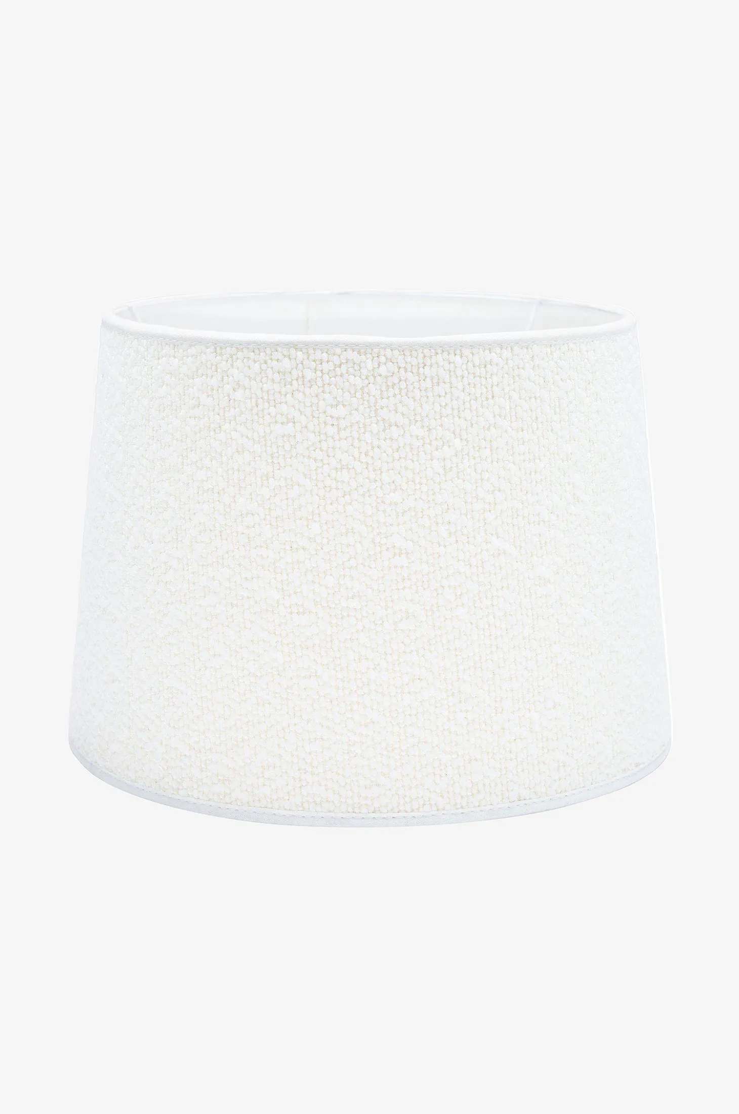 Lampunvarjostin Sofia Boouclette Blanc 25 cm.