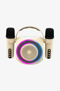 Langaton kaiutin RGB + 2 johdotonta mikrofonia Partymic2