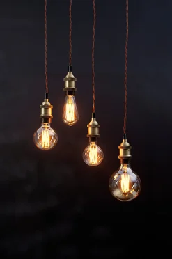 LED-lamppu E27 G95 Vintage Gold