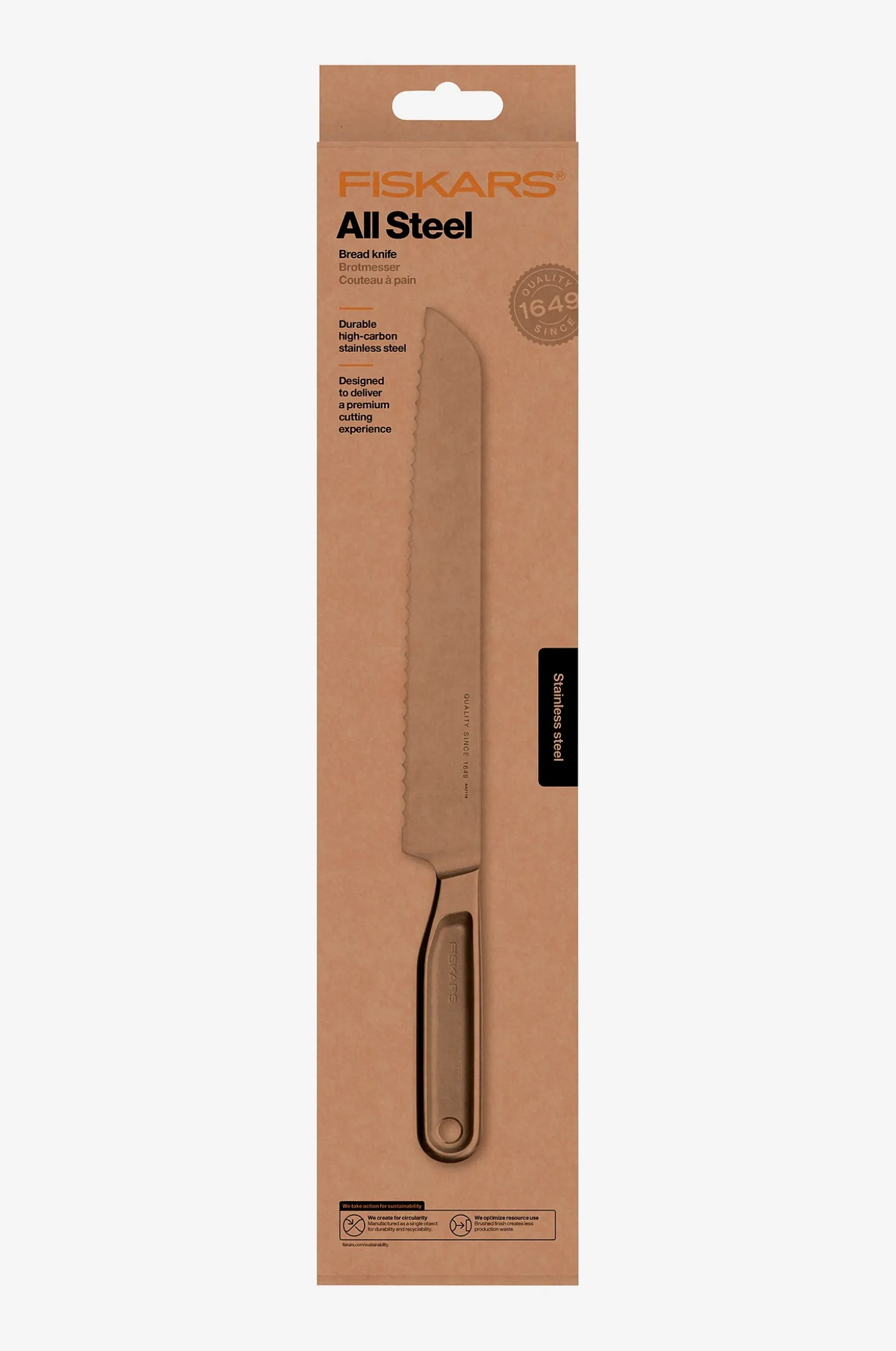 Leipäveitsi All Steel 22 cm